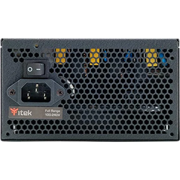 iTek BS650 EVO, 650 W Netzteil mit 80 Plus Bronze Effizienz, halbmodular, HDB Lüfter 12 cm, aktiver PFC-Schutz – Bild 2