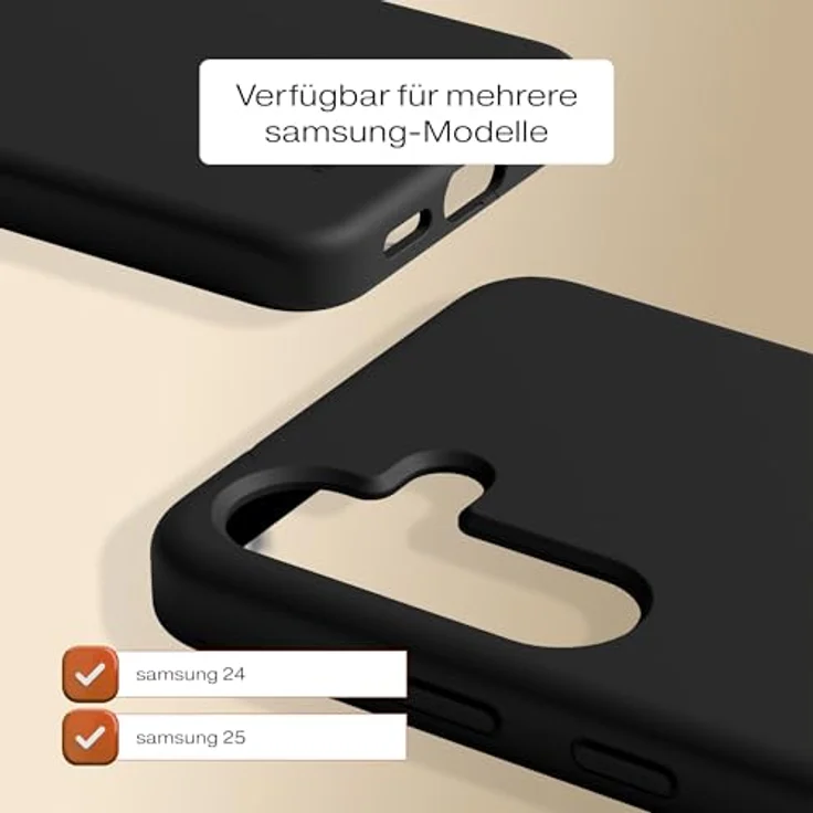 iDeal Of Sweden Silicone Case Magsafe, Smartphone Hülle für Samsung Galaxy S24, Schwarz, schützendes Silikon-Design mit optimalem Grip – Bild 7