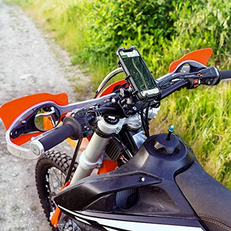 RAM Mounts Quick-Grip, Smartphone Halterung mit federbelastetem Halt und verstellbaren Seitenhalterungen, Schwarz – Bild 7