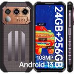 IIIF150 Raptor(2023) Wärmebildkamera Outdoor Handy Android 13, 24GB(12+12)/256GB, 108MP+64MP Nachtsicht Outdoor Smertphone Ohne Vertrag mit 10000mAh(65W GaN), 6.8" FHD+ 120Hz/PTT/IP68/Dual 4G SIM/NFC