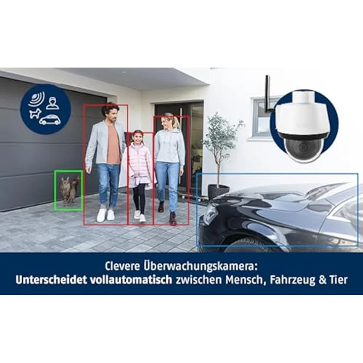 ABUS Überwachungskamera SmartLook Schwenken & Neigen mit WLAN (PPIC52520) - weiß - 4K Auflösung, Nachtsicht & Push-Benachrichtigung – Bild 4