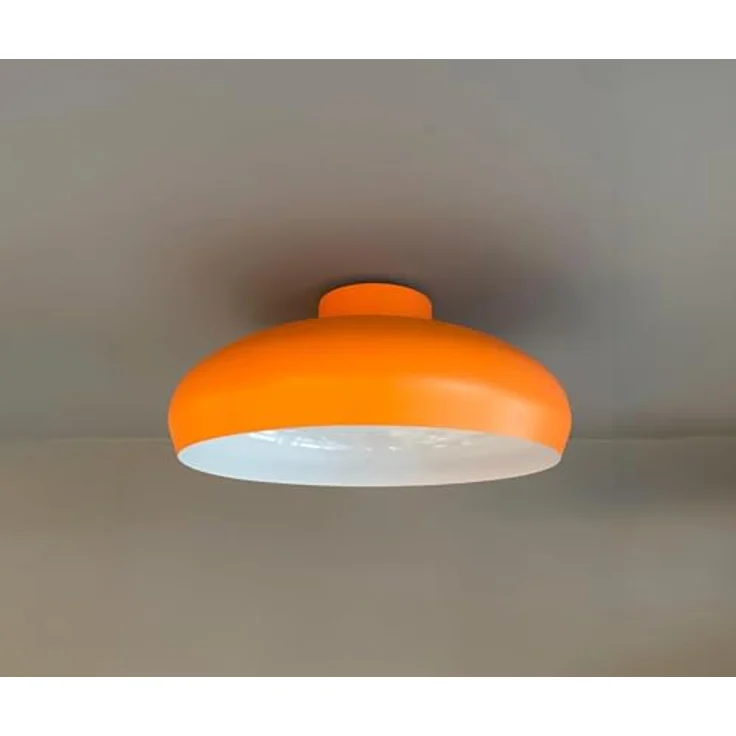bamyum Deckenlampe Orange Weiß Androa Ø40 cm 1 flammig E27 Vintage Retro Schlafzimmer – Bild 5