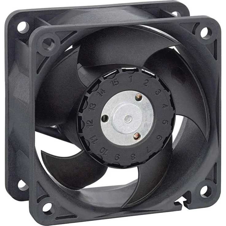 EBM Papst 624 N, Axiallüfter 24 V/DC, 40 m³/h, 60 x 60 x 25mm, Gehäuselüfter für Elektroanwendungen