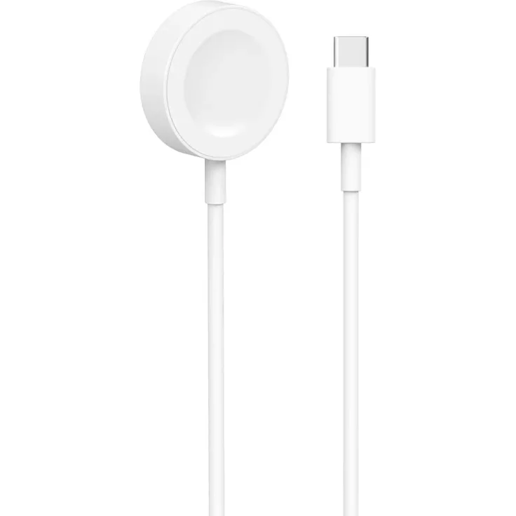 Sinox trådløst ladekabel til Apple Watch, 1m, Weiss, umweltfreundlich mit FSC-Zertifizierung