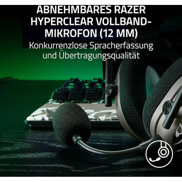 RAZER BlackShark V3 Pro NiKo Edition, Over-ear Gaming Headset mit Razer HyperSpeed Wireless, Hybrid-ANC und THX Spatial Audio, Flammendesign – Bild 4