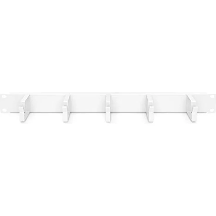 Rangierpanel 1HE 5x Bügel 5x Kabelführungsbügel, RAL7035 – Bild 4
