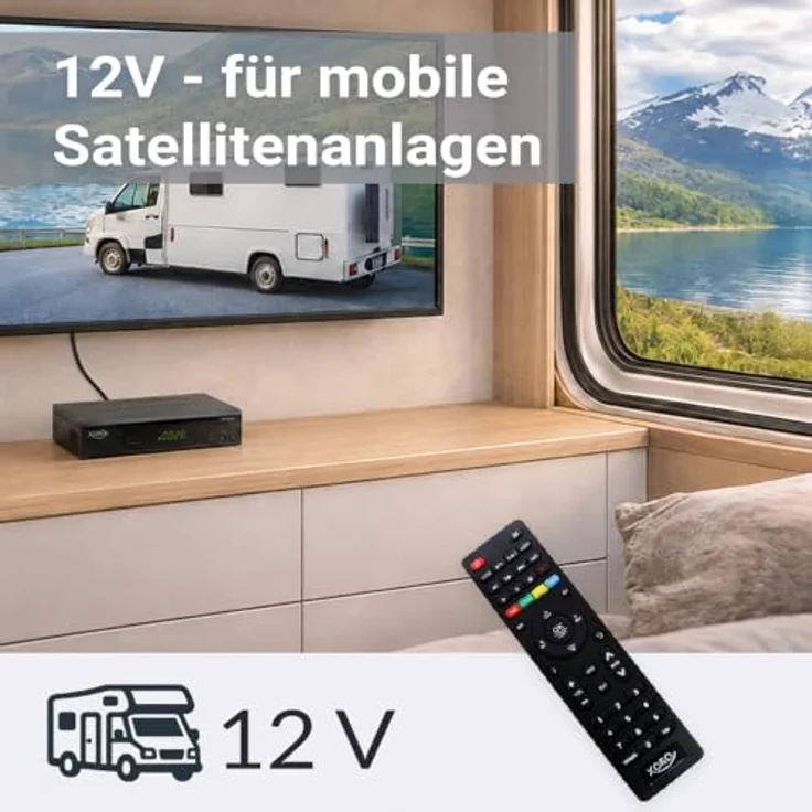 Xoro HRS 8660 V2 DVB-S/S2 SAT-Receiver mit PVR, Unicable, USB-Mediaplayer, 12 V, Timeshift und 8 Aufnahme-Timer für ASTRA 19,2° – Bild 6