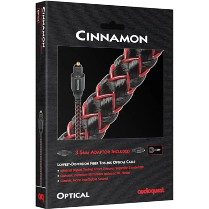 Audioquest Cinnamon OptiLink Toslink High End Digital Kabel 1,50m – Bild 3