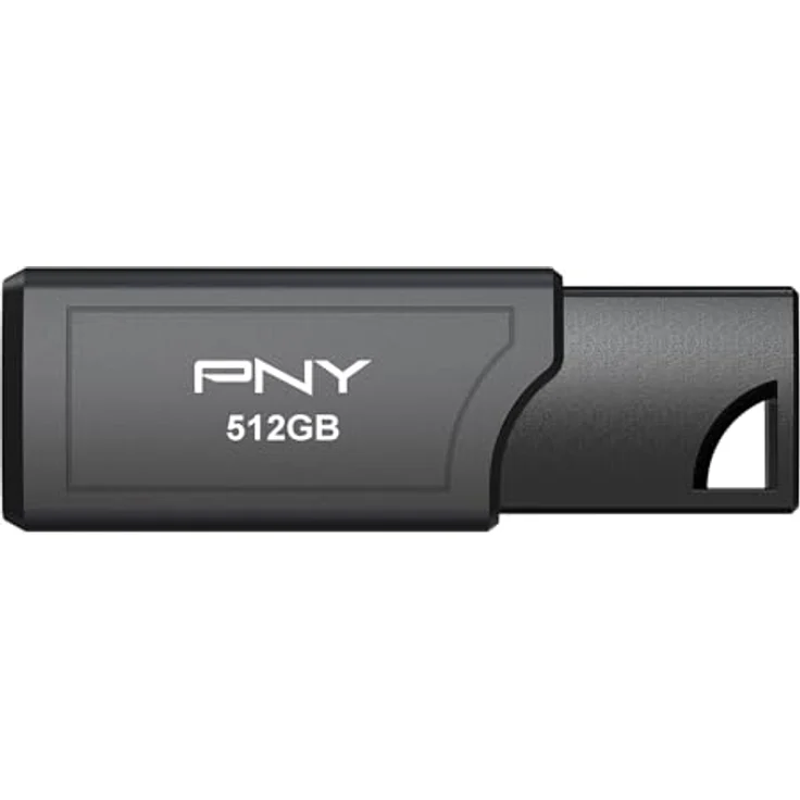PNY Pro Elite V3 USB 3.2, USB Stick mit 512 GB, hohe Übertragungsraten bis zu 1000 MB/s, Metallgehäuse, schwarz – Bild 4