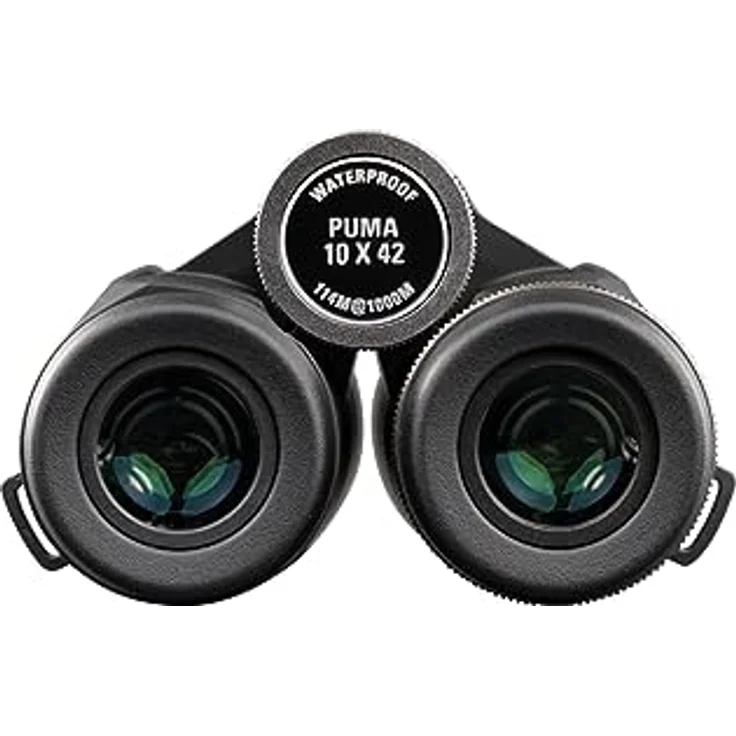 DÖRR Dachkantfernglas Puma 10x42 10x42, Nitrogen Gasfüllung, BAK-4 Prismen, 114m Sehfeld, 685g, schwarz – Bild 4