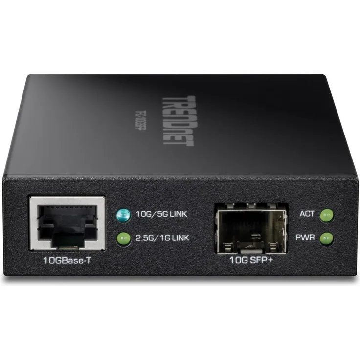 Trendnet 10GBASE-T to SFP+ Fiber Media, Transceiver, Schwarz