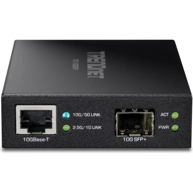 Trendnet 10GBASE-T to SFP+ Fiber Media, Transceiver, Schwarz