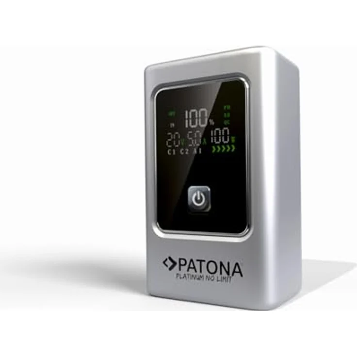 PATONA Platinum Powerbank Luxury One, 10.000mAh, PD35W, 2x USB-C & 1x USB-A, Sicherheitsfunktionen gegen Überladung & Kurzschluss – Bild 3