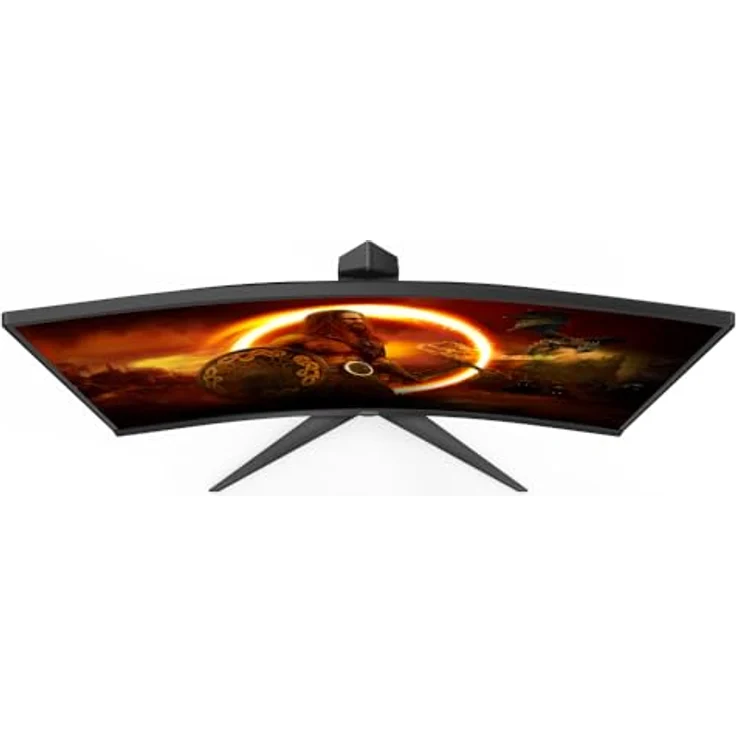 AOC Gaming CQ27G2S - 27 Zoll QHD Curved Monitor, FreeSync Premium (2560x1440, 165 Hz, HDMI 2.0, DisplayPort 1.2) schwarz-rot – Bild 3
