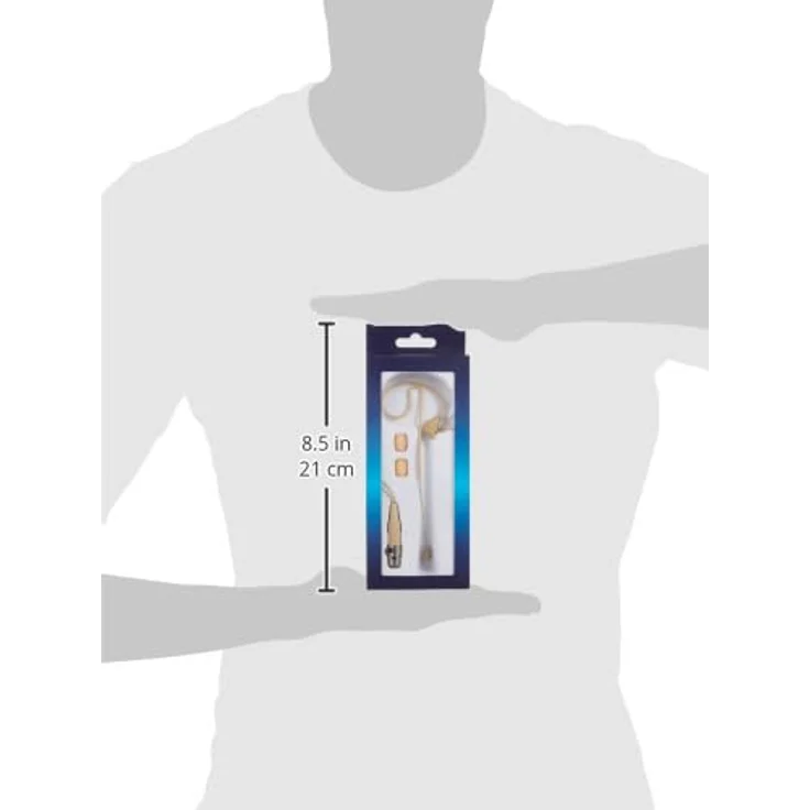 Pyle Headset Mikrofon, Professionelles Omnidirektionales Kondensatormikrofon mit 4 Pin Mini XLR, Hautfarbe, für Präsentation, Unterricht, Moderation & Interviews – Bild 5