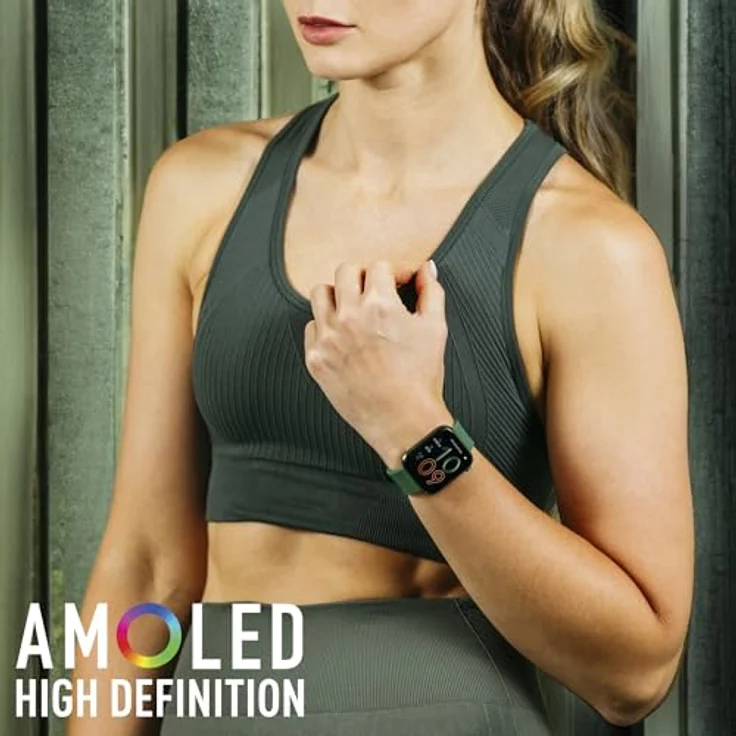 Reflex Active Smart Watch Series 40, AMOLED-Display, grüne Aluminium-Lünette – Bild 6