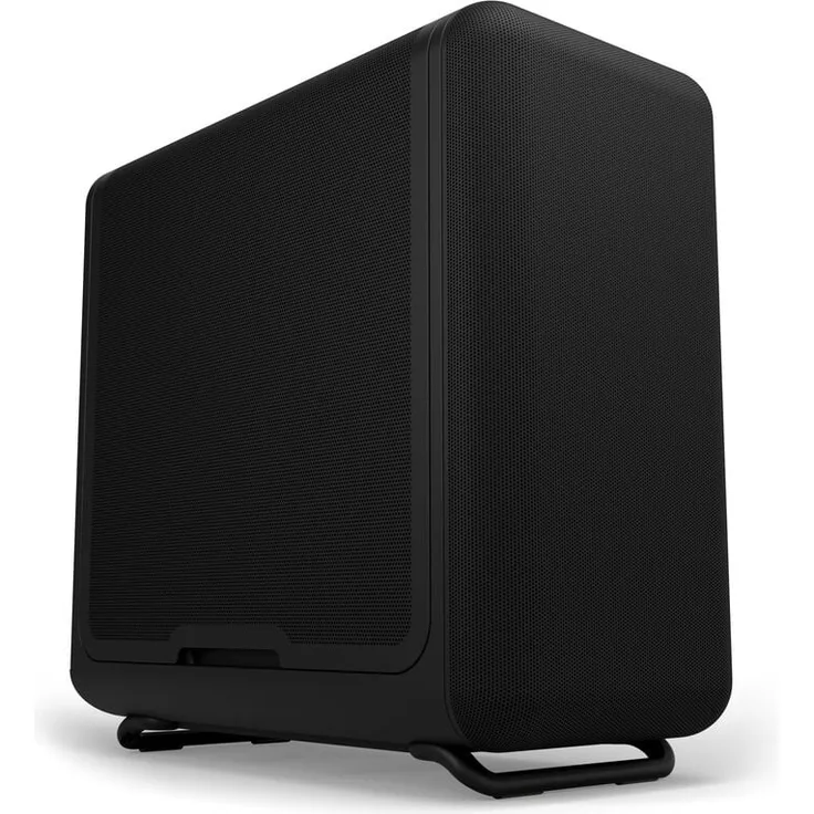 HYTE X50 Air Midi Tower, PC-Gehäuse mit optimiertem Airflow, luftdurchlässigem Mesh und USB-C 20 Gbit/s, Pitch Black