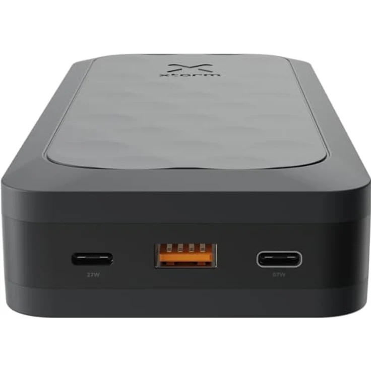 XTORM FS5271 Fuel Series 5 27.000mAh, Laptop Powerbank mit LED Display, 67W Leistung, 2X USB-C Power Delivery, Quick Charge 3.0, Luftfahrttauglich, Klein Aber stark, langlebiges Material, Schwarz – Bild 3