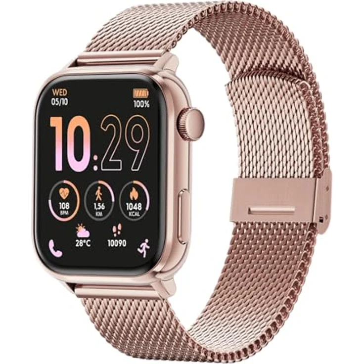 Ice-Watch ICE smart 3.0 Rose gold Milanese 1.78 AMOLED GPS Smartwatch - Damen Connected Watch - IP68 wasserbeständig – Bild 2