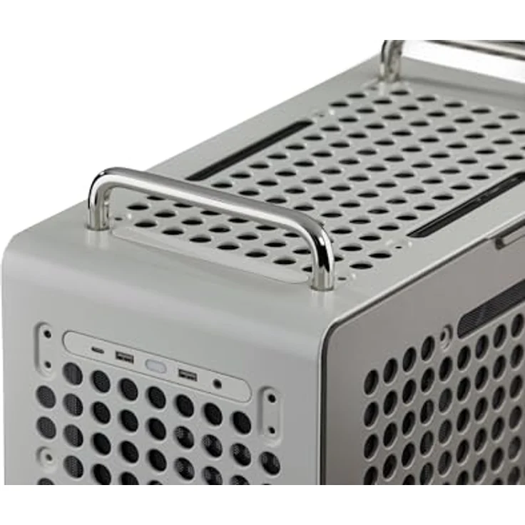 Cooler Master QUBE 540 Moonstone, ATX Tower-Gehäuse mit Tempered Glass, flexibler Layout-Option und Unterstützung für bis zu 360-mm-Flüssigkeitskühlung – Bild 6