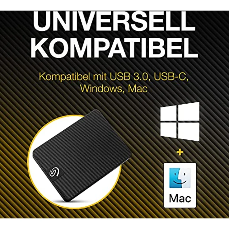 Seagate Expansion SSD 2 TB USB-C 3.0 Black – Bild 7