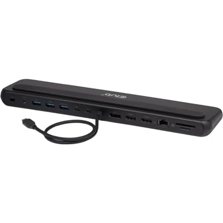 Club3D CSV-2541, USB-C® Triple Display Dockingstation mit 12 Ports, 100W Power Delivery, Ethernet und dualem Kartensteckplatz – Bild 1