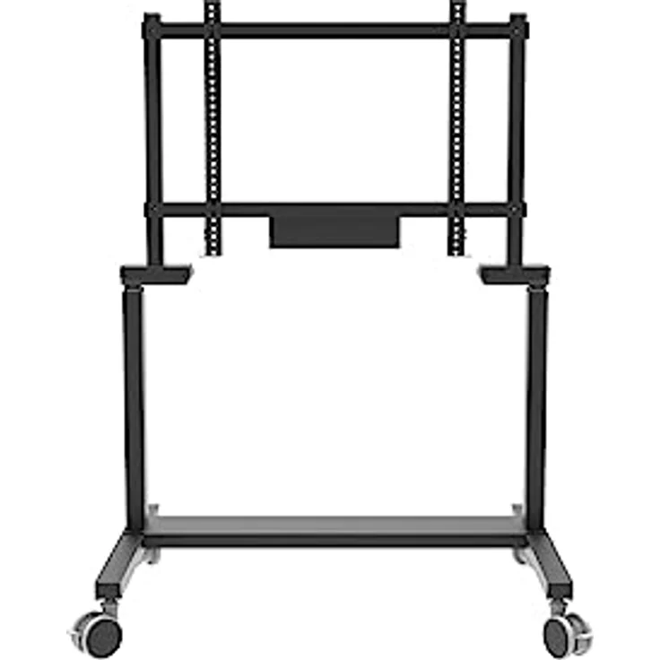 celexon Display Rollwagen Pro Adjust-42100MB - für 42" - 100" geeignet - Traglast bis 120kg - Maße: 107,8 x 81 x 142-207cm - schwarz – Bild 2