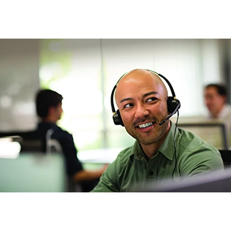 Poly Plantronics HW520 Binaural QD Kopfhörer Schwarz, Contextual Intelligence-Fähig für hochwertige Kundenkontakte – Bild 2