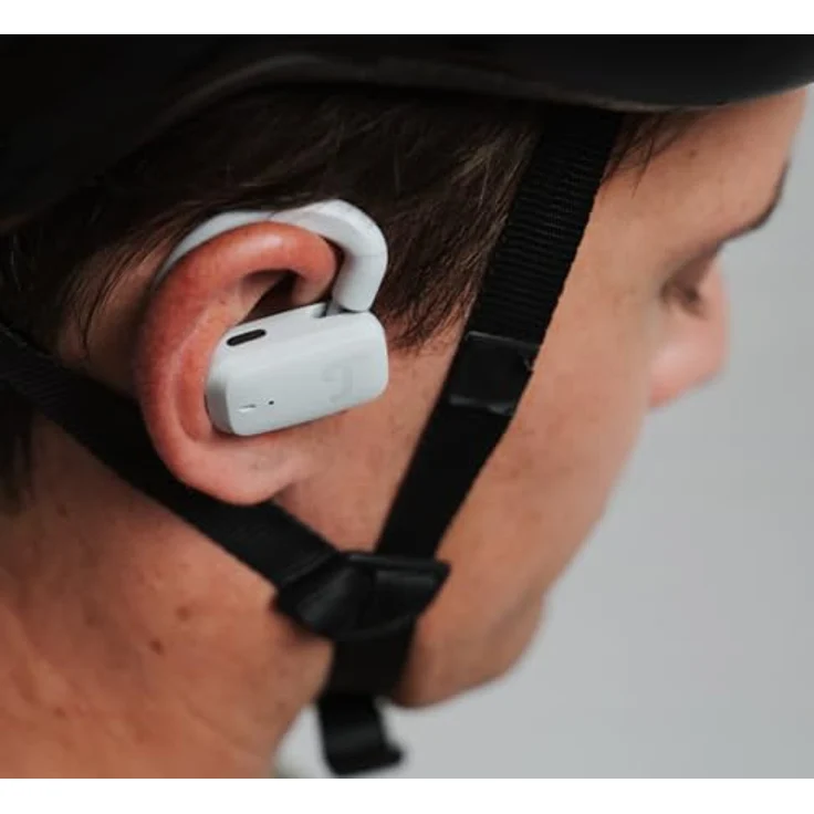  AIRY OPEN TWS - Open-Ear Bluetooth-Kopfhörer, 20h Spielzeit, ideal für Outdoor & Radfahren, Weiß – Bild 4