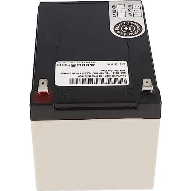 SSB SB12-12L 12V 12Ah AGM Bleiakku mit 6,3mm Faston-Anschluss, langlebig bis 9 Jahre, Standardanwendung – Bild 3