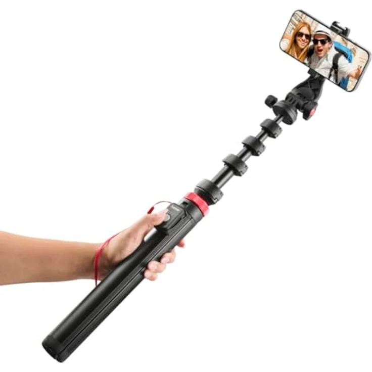 Hama Handy-Stativ Solid 160 2D, kompaktes Reisestativ mit Fernauslöser, max. 160 cm für Content Creator – Bild 13
