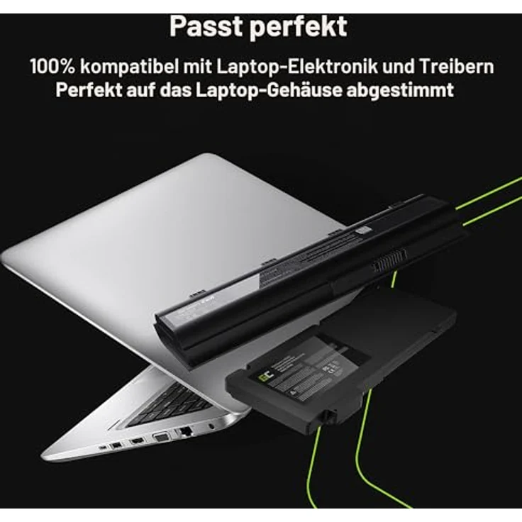 Green Cell Laptop-Batterie für Lenovo, Lithium-Ionen 4 Zellen 2200 mAh, schwarz – Bild 4