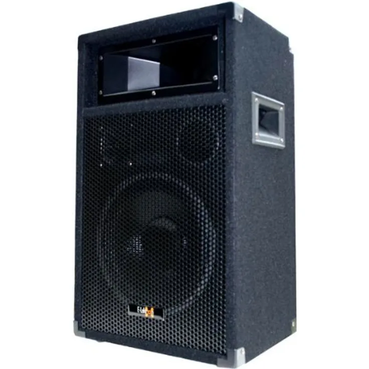 E-Lektron 500W DJ Party Lautsprecher Box - 25cm / 10" Bass PW25, Schwarz