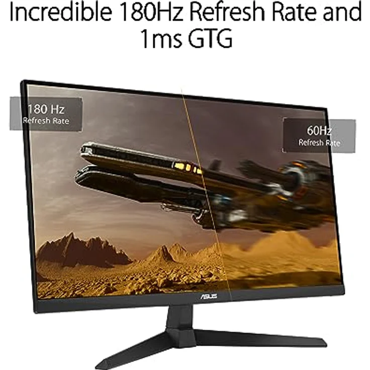 ASUS TUF Gaming VG279Q3A - 27 Zoll Full HD Monitor - Schwarz, 180 Hz, 1ms GtG, G-Sync, FreeSync Premium, ELMB, GameFast Input, Fast-IPS Panel – Bild 3