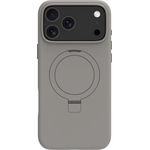 dbramante1928 Roskilde MagSafe Kick ICON, Smartphone Hülle für Apple iPhone 17 Pro Max, Grau, kratzfest, langlebig, integrierter Ständer, aus recycelten Materialien