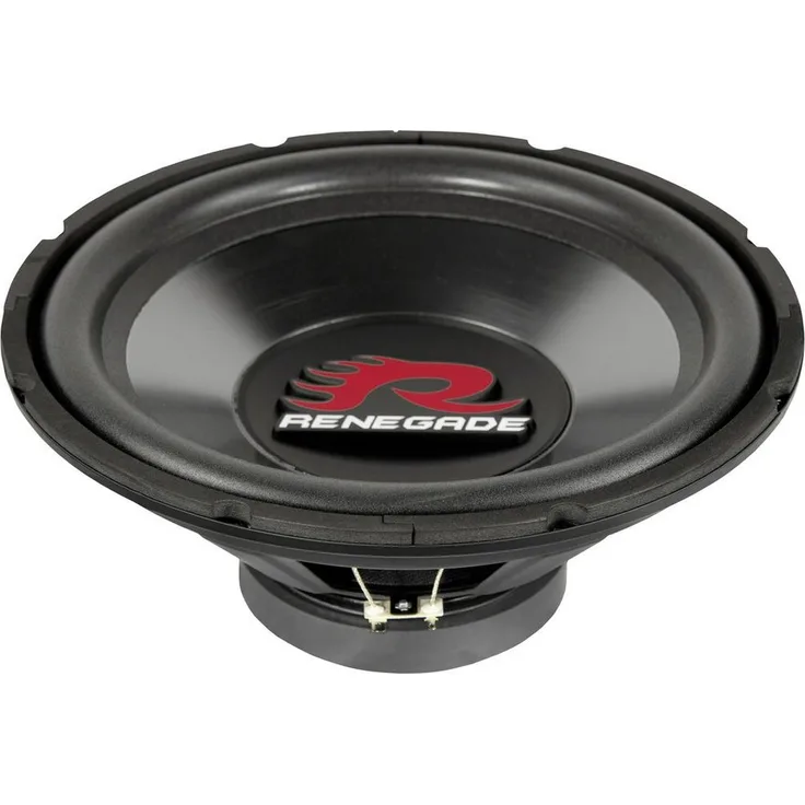 Renegade Renegade RXW124 Auto-Subwoofer passiv 600 W 4 Ω Subwoofer, 30 cm Subwoofer 50 mm Schwingspule, schwarz