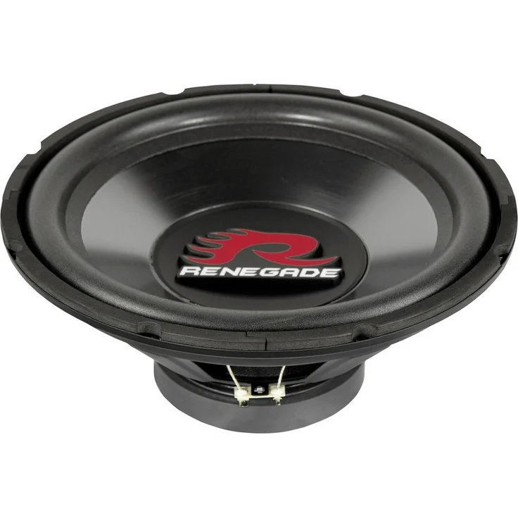 Renegade Renegade RXW124 Auto-Subwoofer passiv 600 W 4 Ω Subwoofer, 30 cm Subwoofer 50 mm Schwingspule, schwarz