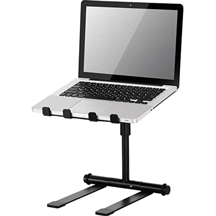 Antoc L3 DJ Laptop Ständer - Ergonomisch & Faltbar, Schwarz