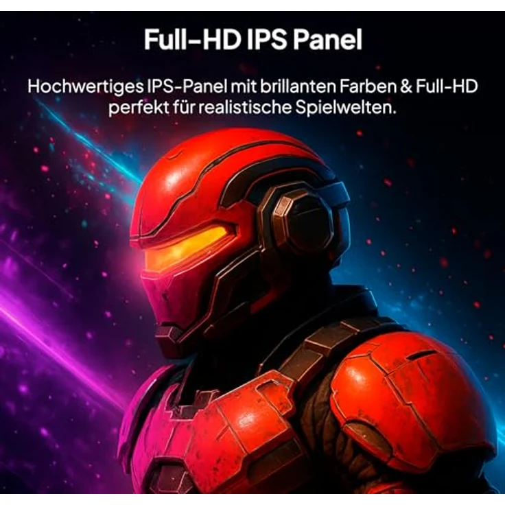 ODYS i27-F-144 Gaming Monitor, 27 Zoll Full HD (1920x1080), 144 Hz, 1ms, IPS-Panel, Adaptive Sync, HDR10, 120% sRGB, HDMI 2.1, DisplayPort, Flicker-Free – Bild 5