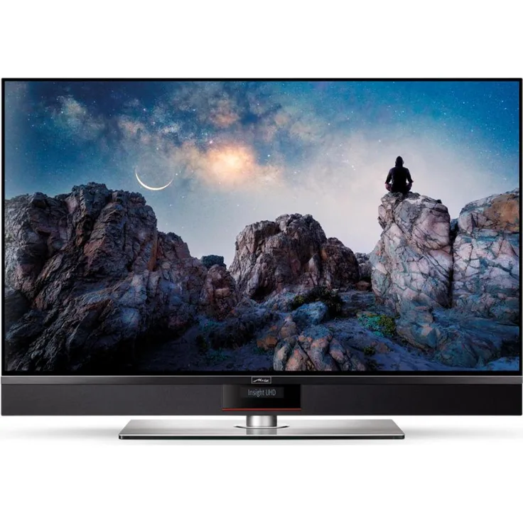 METZ Lunis 55 TY92 twin R OLED TV, 55 Zoll UHD mit HDR 10+ und Dolby Vision™, drehbarer Glasstandfuß