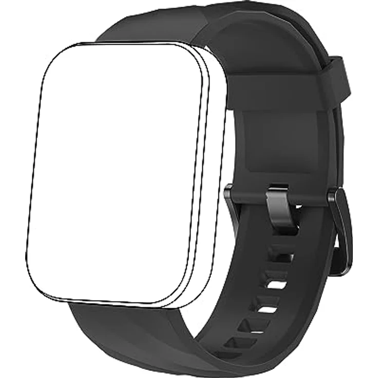 RUIMEN Ersatzarmband für Smartwatch D1, weiches Silikon, verstellbar für Handgelenke 14-22,1 cm, mehrere Farben zur Auswahl – Bild 1