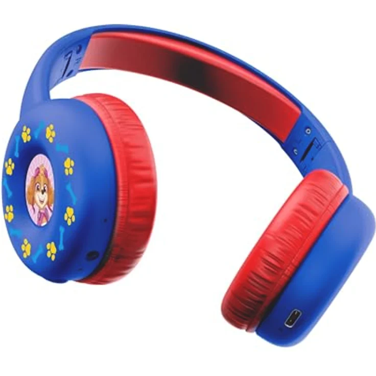 Trust Nouna Kabellose Kopfhörer Paw Patrol Blau, mit integriertem Lautstärkeregler und Mikrofon, faltbares Design, kinderfreundlich – Bild 13