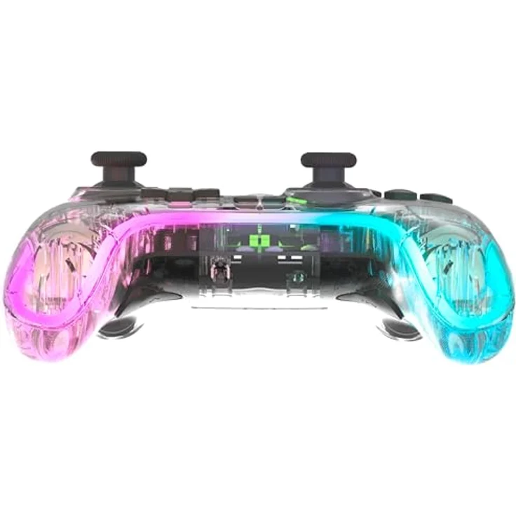 Speedlink RAIT NX RGB Gamepad, Wireless/Wired Controller für PC/Android/Switch OLED/Lite, transparente Optik, RGB-Beleuchtung, 600mAh Akku – Bild 6