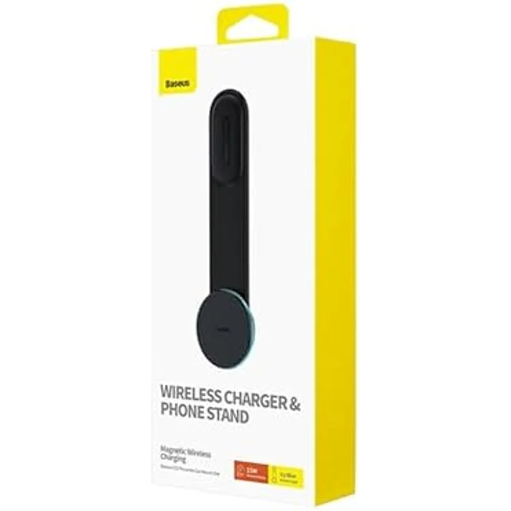 Baseus Wireless Charging Car Mount C02 Pro Series, Wireless Charger mit 15 W Leistung, Schwarz – Bild 7
