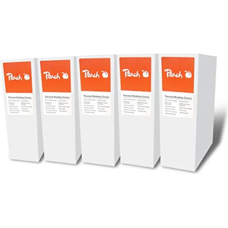 Peach Thermobindemappen - A4 - für 30 Blätter - 500 Stück - weiß - PBT406-03P