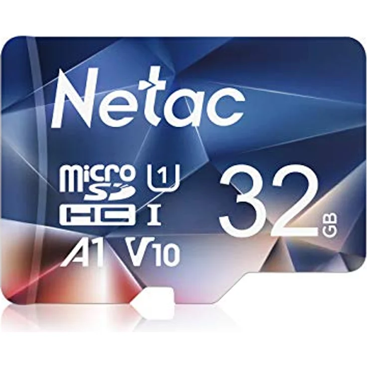Netac Micro SD Karte 32GB, FAT32, UHS-1, bis zu 90 MB/s, wasserdicht und temperaturbeständig, für Smartphone, Tablet, Kamera und Raspberry Pi – Bild 1