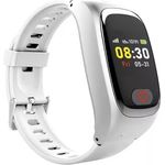 NikuTRAX Notrufuhr für Senioren NPC182S mit GeoTRAX Portal weiß, 4G/LTE, 1,00-Zoll-TFT-Display, GPS, Pulsoxymetrie