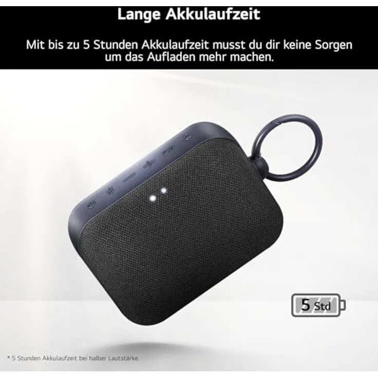 LG DXG1 Bluetooth Lautsprecher, Freisprechfunktion, 5h Akku, IPX5 Wasserschutz, kabellos für iPhone, Google, Galaxy – Bild 5
