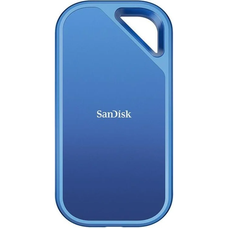 SanDisk Creator Pro Portable SSD, 1 TB, USB Typ-C, USB 3.2 Gen 2x2, 2000 MB/s, Blau