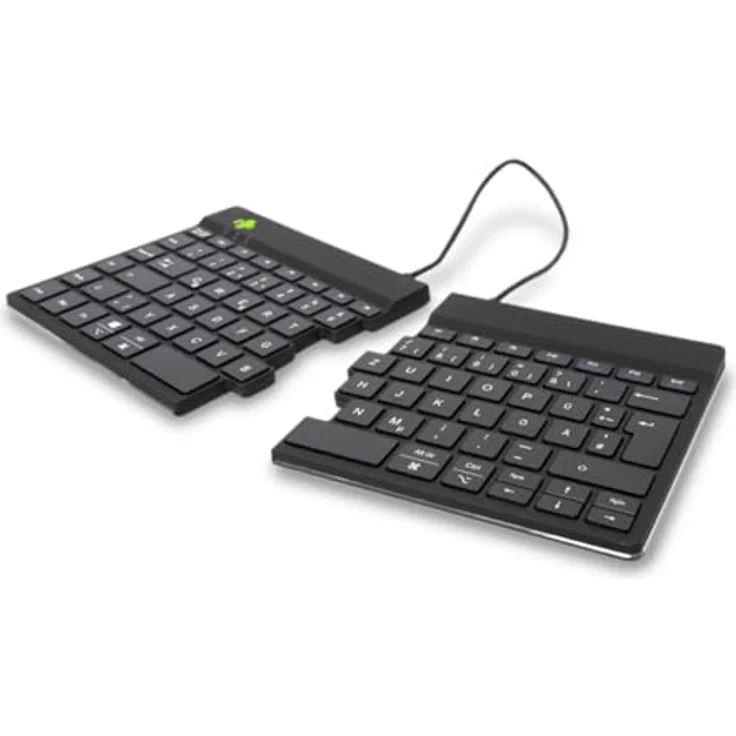 R-Go Tools R-GO SPLIT BREAK ERGONOMIC (DE, Kabellos), Tastatur, Schwarz - Bluetooth QWERTZ Layout – Bild 1